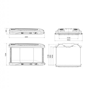 Altitude Electric roof tent - ARB4x4 - 1370x1870mm