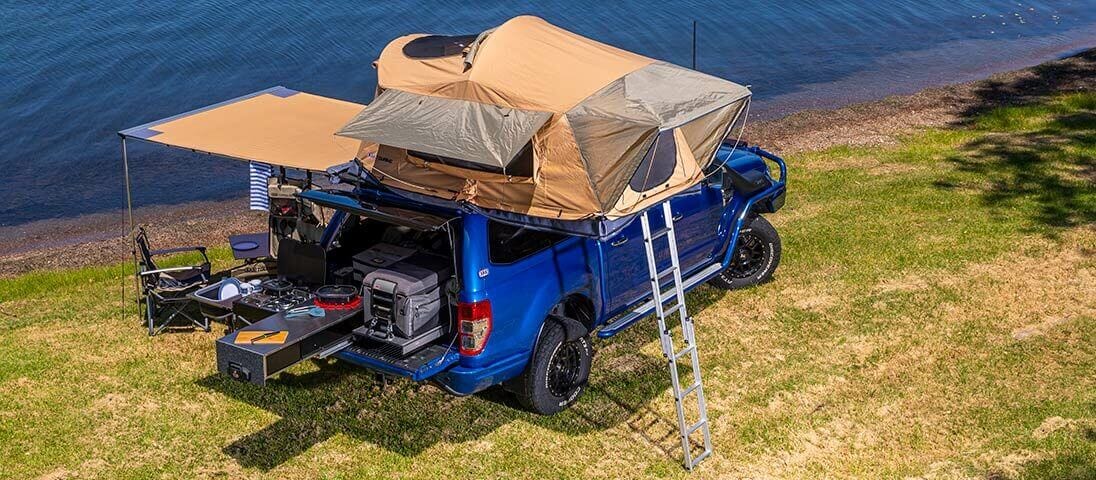 ARB Roof Tent - Flinders RTT - 2400 x 1400mm with Removable Ladder