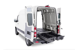 fiat ducato white with drawer platform inside