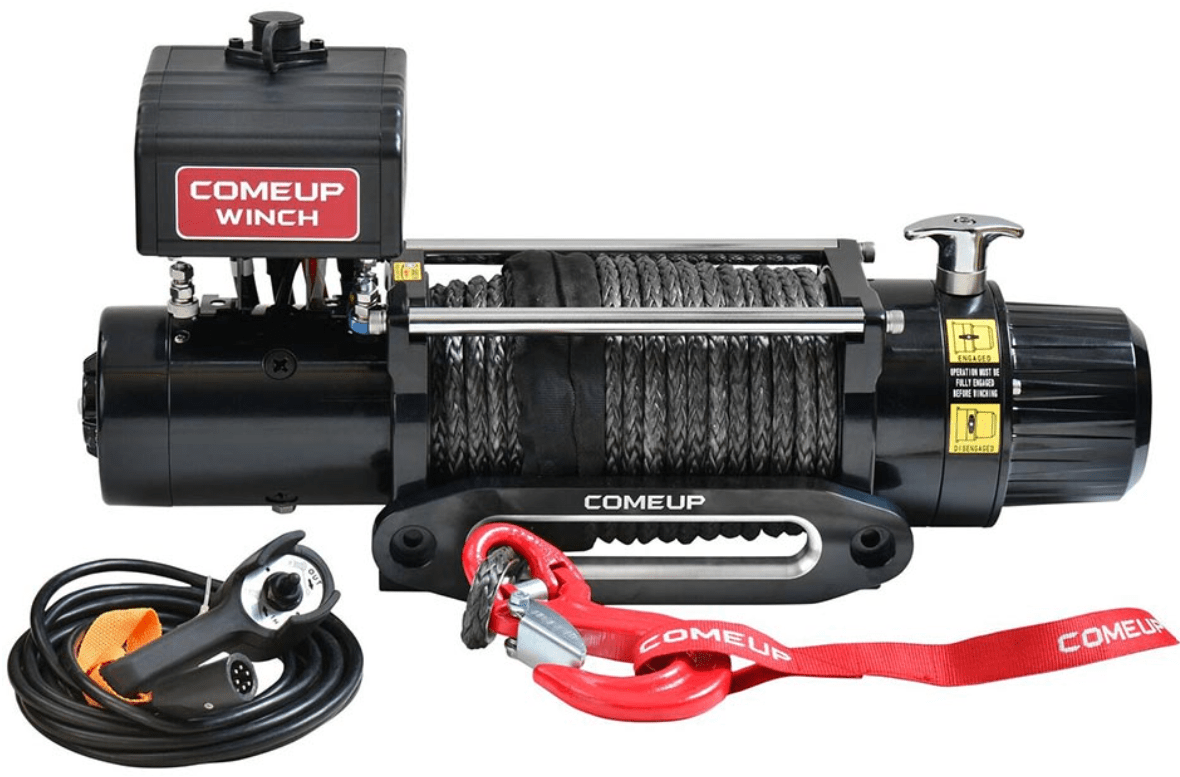 Winch 4x4 COME UP DV 9S 12V 4 082kg - synthetic rope