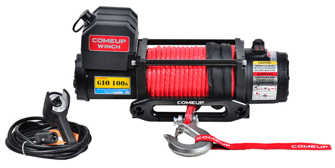 Winch 4x4 COME UP GIO 100S 12V - synthetic rope