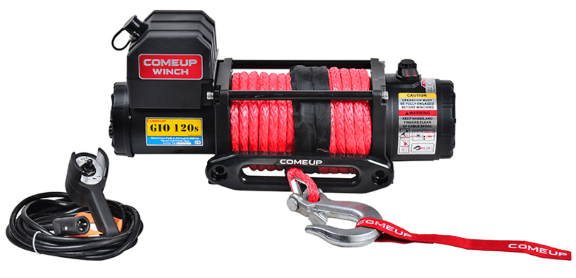 Winch 4x4 COME UP GIO 120S 12V 5 443kg- synthetic rope