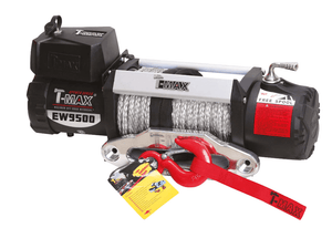 Winch T-max 4x4 XP 9500S 12V X POWER SERIES 4 305kg - synthetic rope