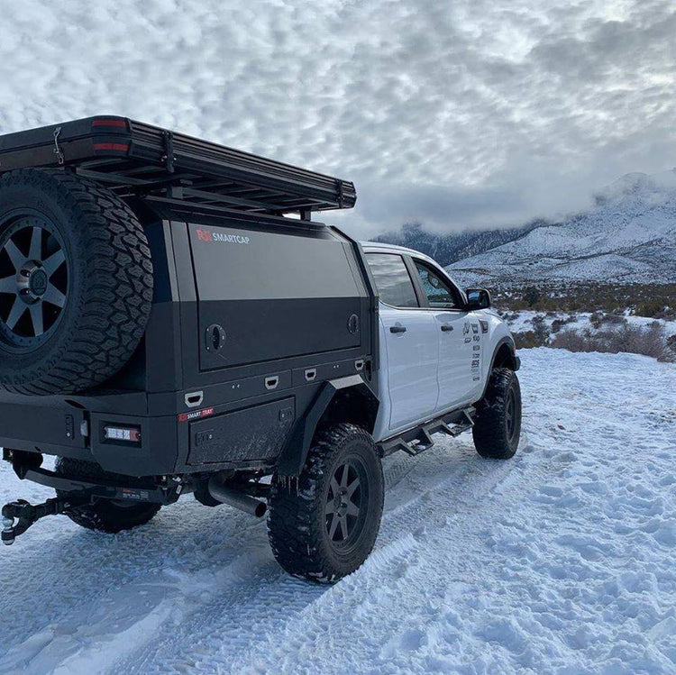 Pick-up in the snow with RSI smartcap tray and gallery