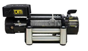 TJM winch with steel cable and remote control