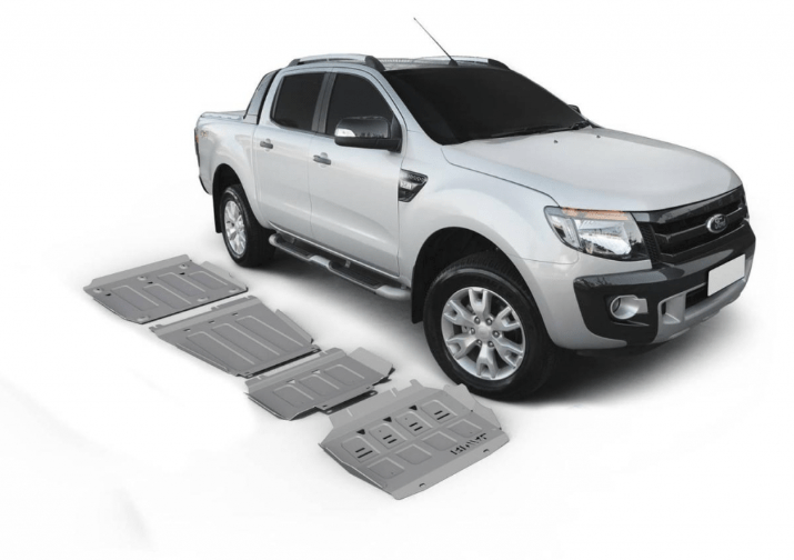 4 RIVAL armours - Alu 6mm - Ford Ranger 2011 - 2018