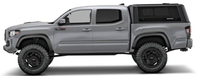 Canopy Hardtop RSI EVO Sport - Toyota Tacoma 2016 to 2020 - Bed Truck Short - Double Cab - Matte Black