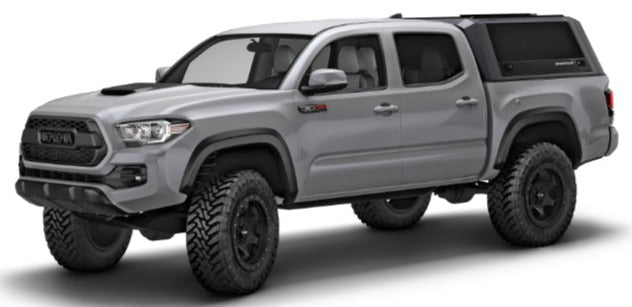 Canopy Hardtop RSI EVO Sport - Toyota Tacoma 2016 to 2020 - Bed Truck Short - Double Cab - Matte Black
