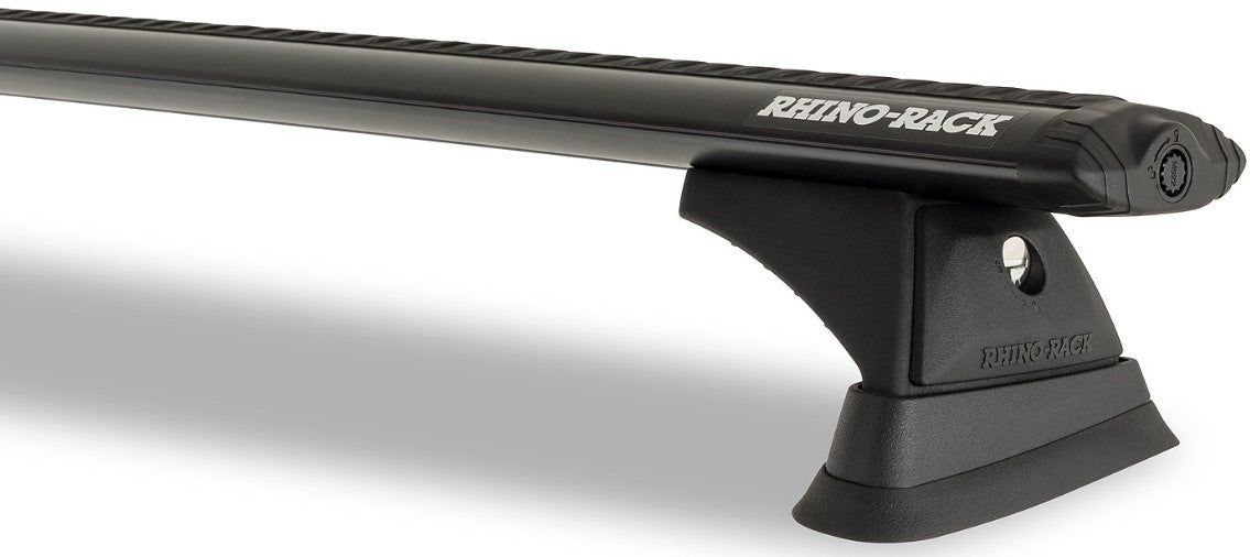 rhino-rack oval roof bar with its black fixation