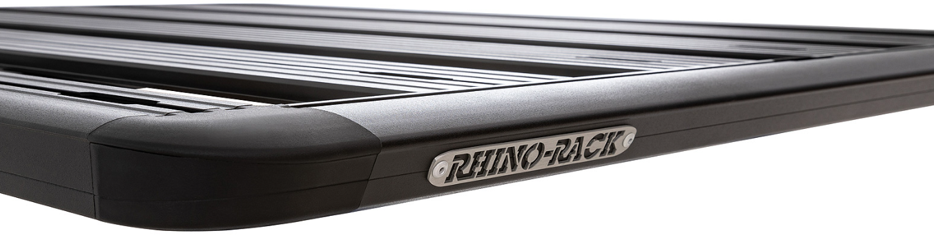 plate rhinorack grey on roof rack