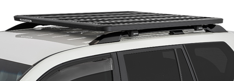 roof rack attached to the vehicle's original bars