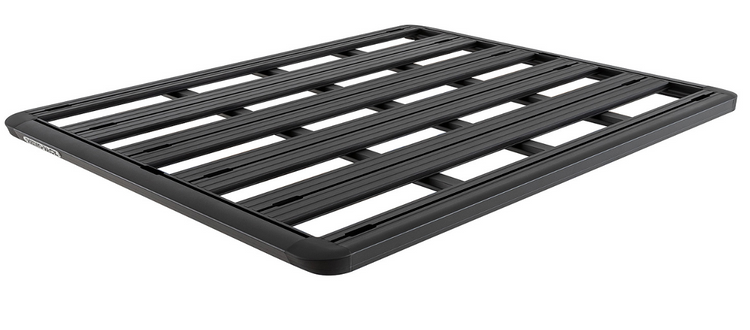 black rectangular gridded roof rack