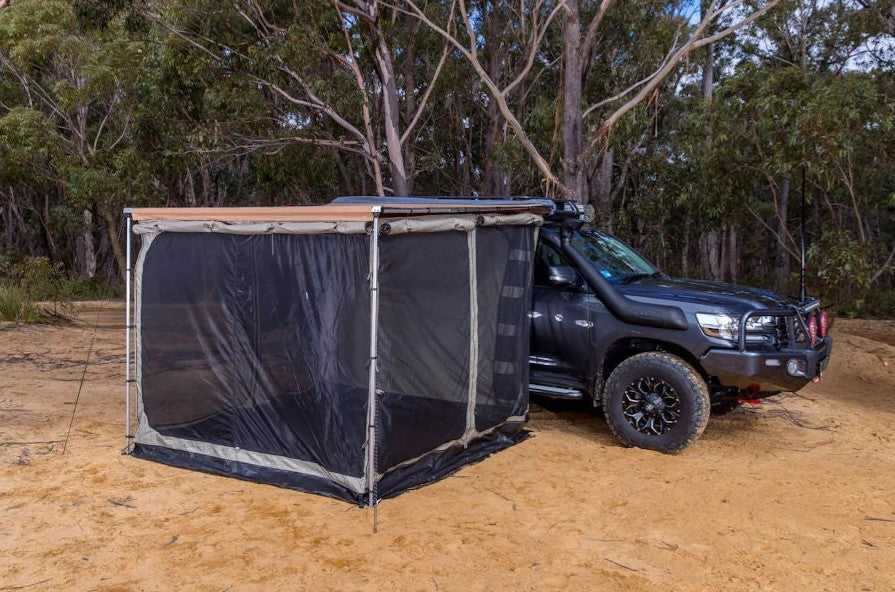 Extension Awning ARB closed with screens