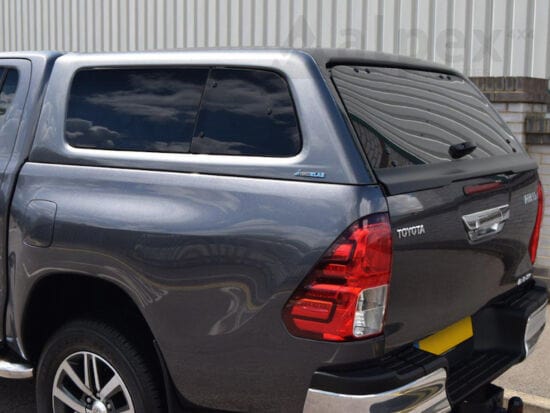 Aeroklas Stylish Canopy Hardtop - Toyota Hilux - Double Cab 2015+ (Retractable windows)