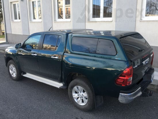 Aeroklas Stylish Canopy Hardtop - Toyota Hilux - Double Cab 2015+ (Retractable windows)