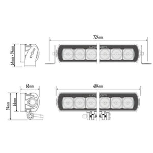 16 LED bar - Lazer Evolution - Non Homologated CE