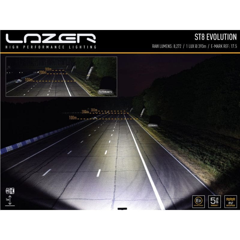 Lazer 8 LED Bar - ST-8 Evolution - Homologated CE