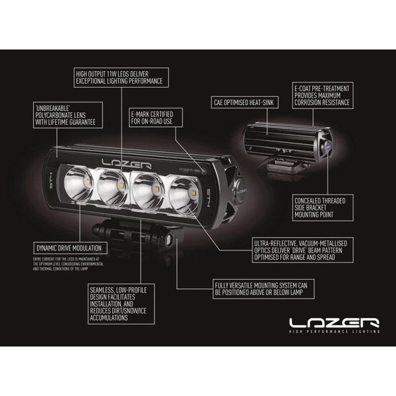 Lazer 8 LED Bar - ST-8 Evolution - Homologated CE