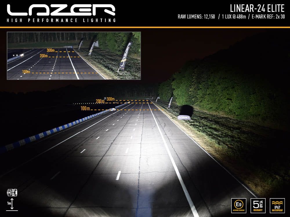 Lazer Linear 24 LED bar - Homologated CE