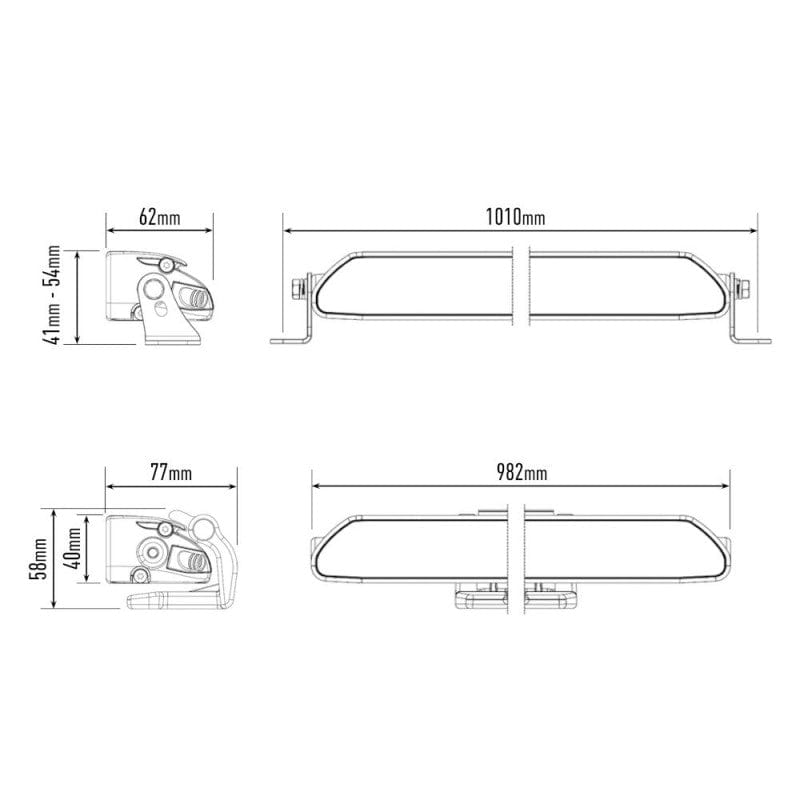 Lazer Linear 36 LED bar - Homologated CE