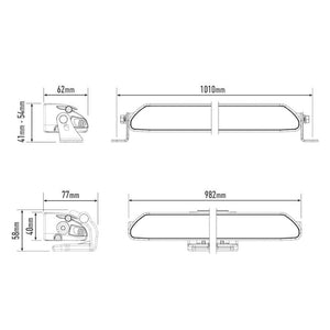 Lazer Linear 36 LED bar - Homologated CE