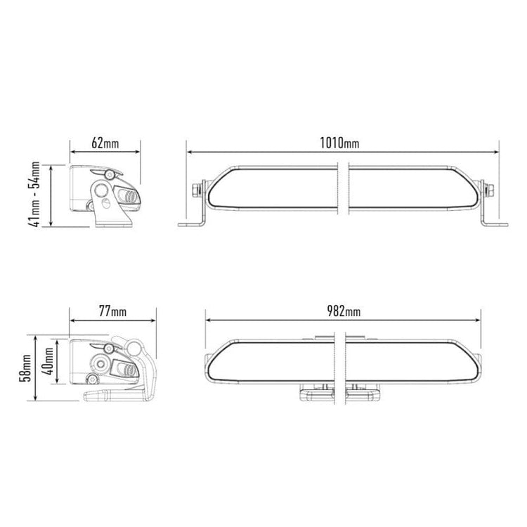 Lazer Linear 36 LED bar - Homologated CE