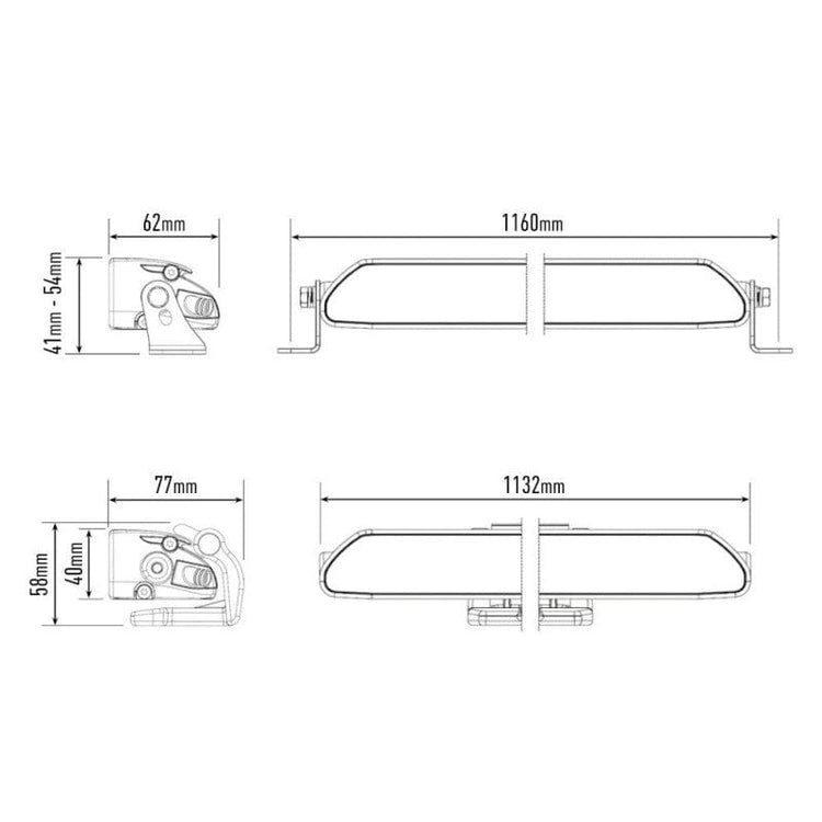 Lazer Linear 42 LED bar - Homologated CE