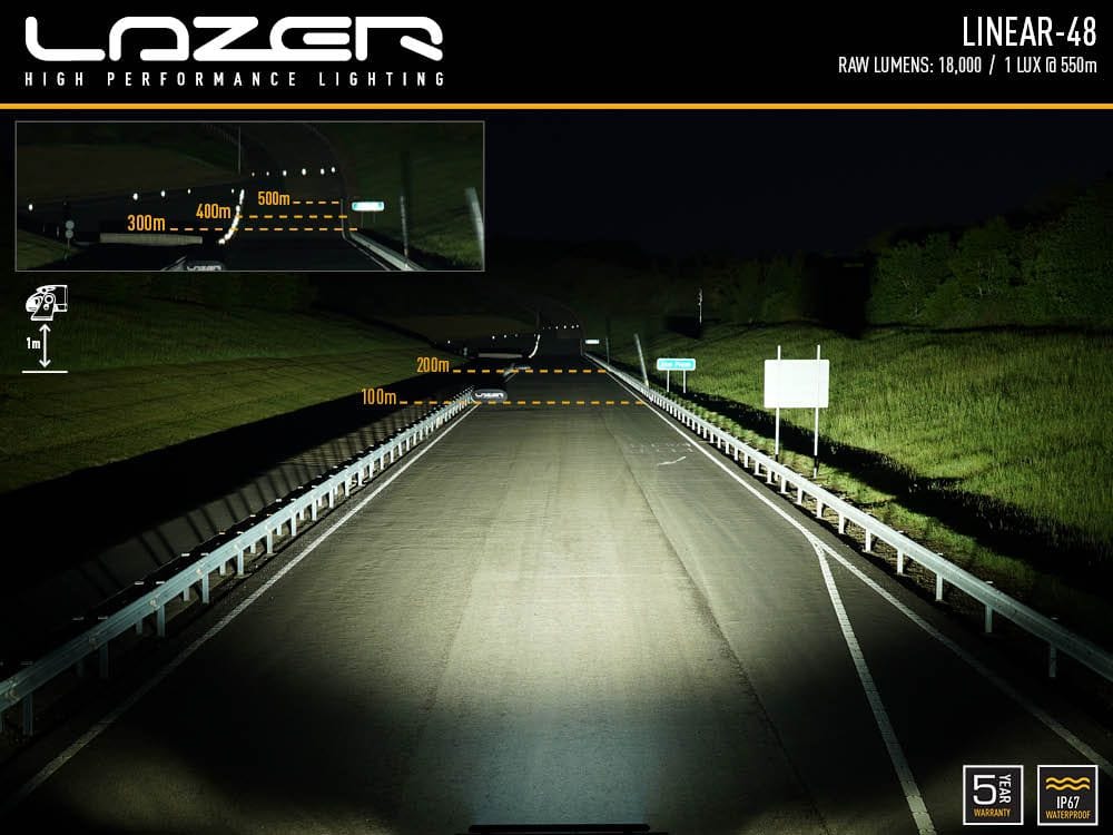 Lazer Linear 48 LED bar - Homologated CE