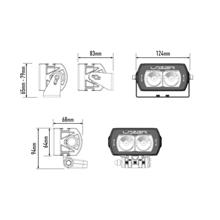 Lazer LED Bar - ST 2 Evolution - Homologated CE