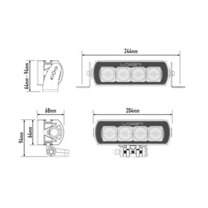 Lazer LED Bar - ST 4 Evolution - Homologated CE