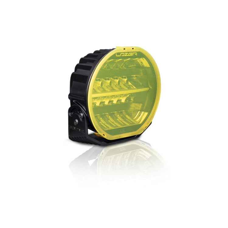 Lazer lens cap (choice of colors) for LED Sentinel 9" Yellow