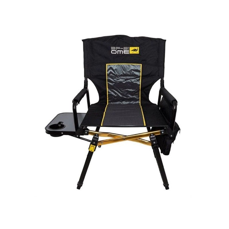 ARB compact folding chair with rigid side shelf