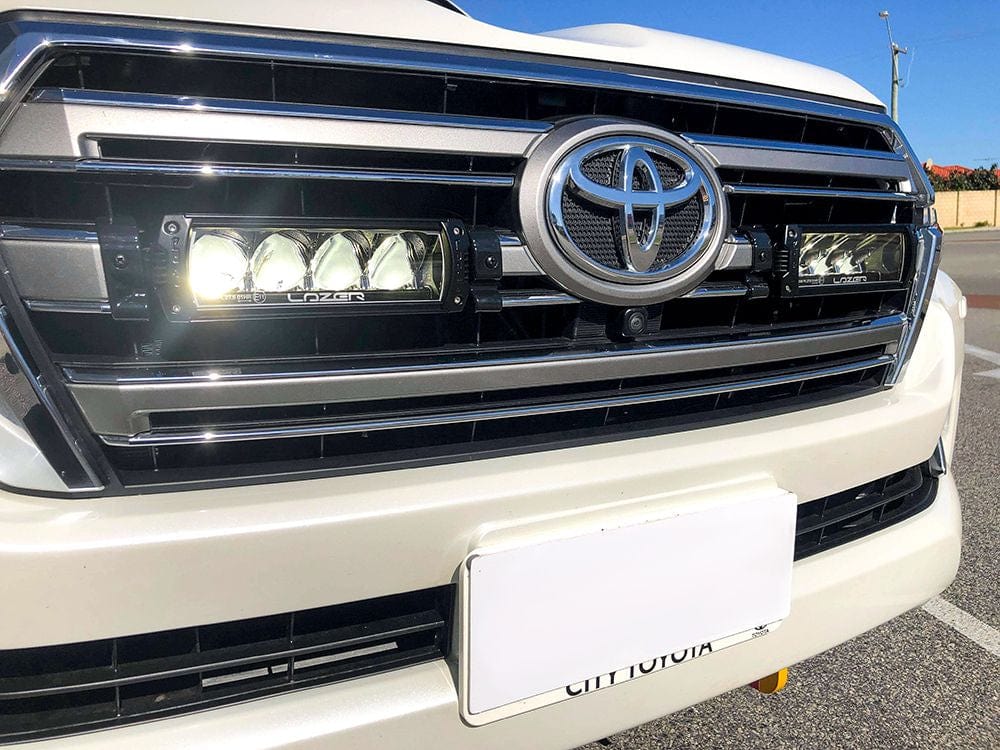 Lazer lighting with grille integration - Triple-R 750 - Toyota VDJ200 2015+