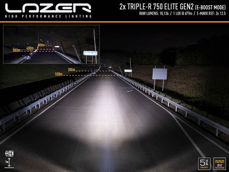 Lazer front lighting - Triple-R 750 Elite - Toyota VDJ200 2015+