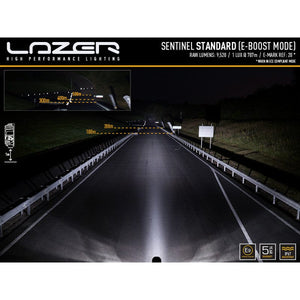 Lazer LED light - Sentinel 9" black with position lights - CE approved