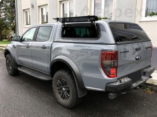 Canopy Hardtop Aeroklas (Hinged Windows) - Ford Ranger Double Cab - 2012 to 2022