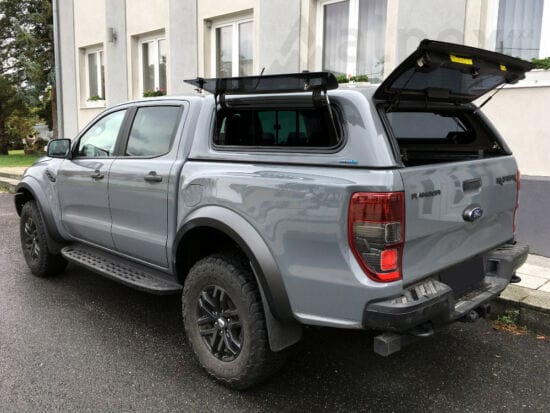 Canopy Hardtop Aeroklas (Hinged Windows) - Ford Ranger Double Cab - 2012 to 2022