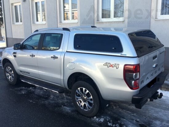 Canopy Hardtop Aeroklas (Hinged Windows) - Ford Ranger Double Cab - 2012 to 2022