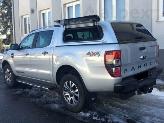 Canopy Hardtop Aeroklas (Hinged Windows) - Ford Ranger Double Cab - 2012 to 2022