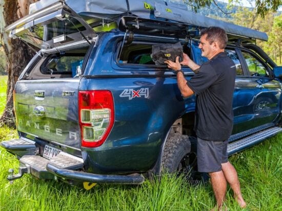 Canopy Hardtop Aeroklas (Hinged Windows) - Ford Ranger Double Cab - 2012 to 2022