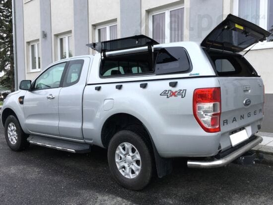 Canopy Hardtop Aeroklas (Hinged Windows) - Ford Ranger Extra Cab 2012 to 2022