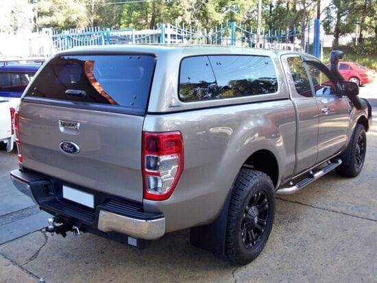 Canopy Hardtop Aeroklas (Hinged Windows) - Ford Ranger Extra Cab 2012 to 2022