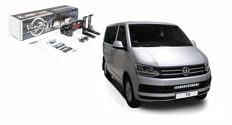 Vision-X XPR-12M LED bar/rail kit - Volkswagen Transporter T6 2016+ - without collision radar