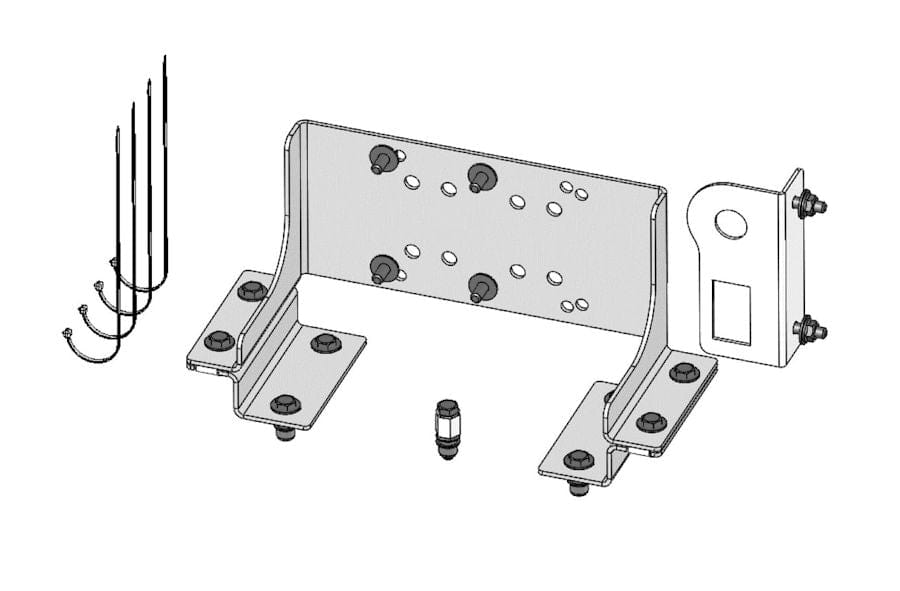 ARB Compressor Mounting Kit - Ford Ranger 2012-2019 - Dual CAB