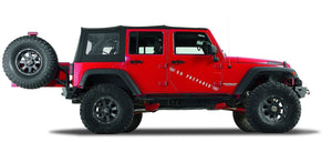 Rear bumper WARN - Jeep Wrangler JK - 2007+ Rear bumper + Wheel carrier