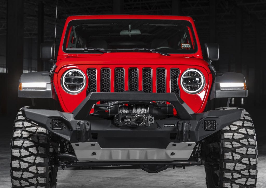 RIVAL long front bumper - Jeep Wrangler JK & JL