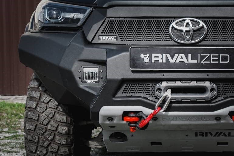 Rival Aluminum front bumper - without LED - Toyota Hilux Revo 2021+