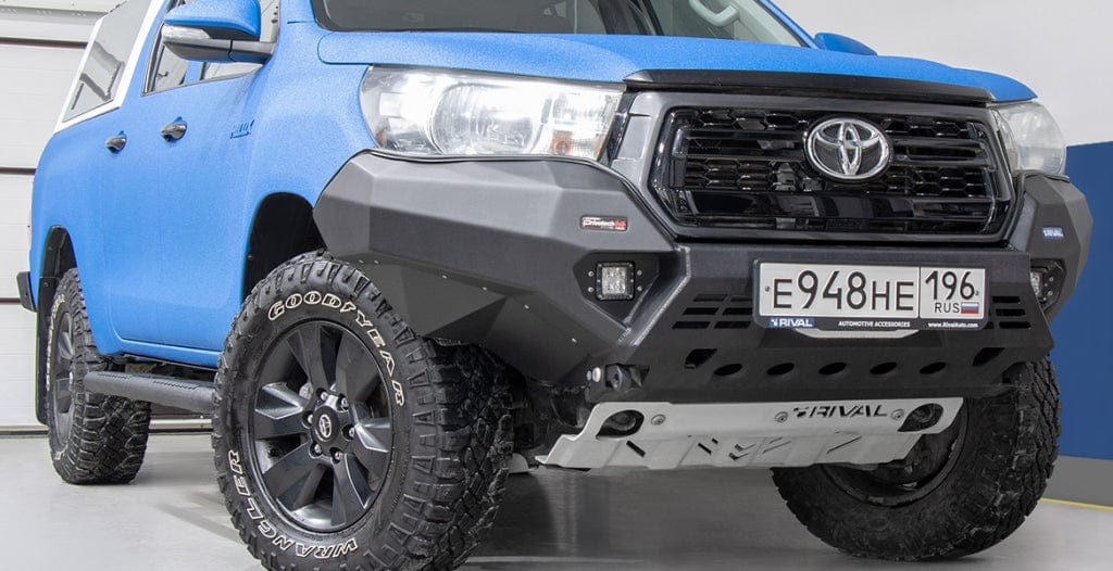 Rival Aluminum front bumper - without LED - Toyota Hilux Revo Invincible 2019+