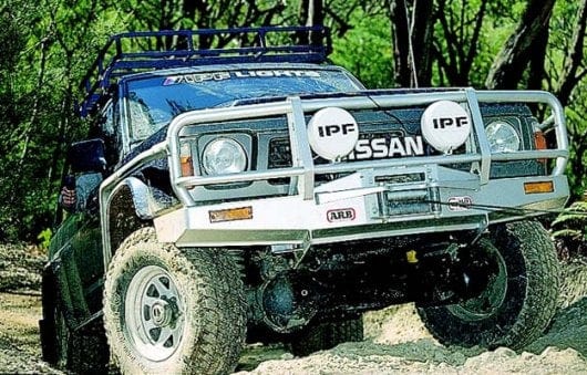 Winch Bar ARB front bumper - Nissan Patrol Y60 1988 to 1997