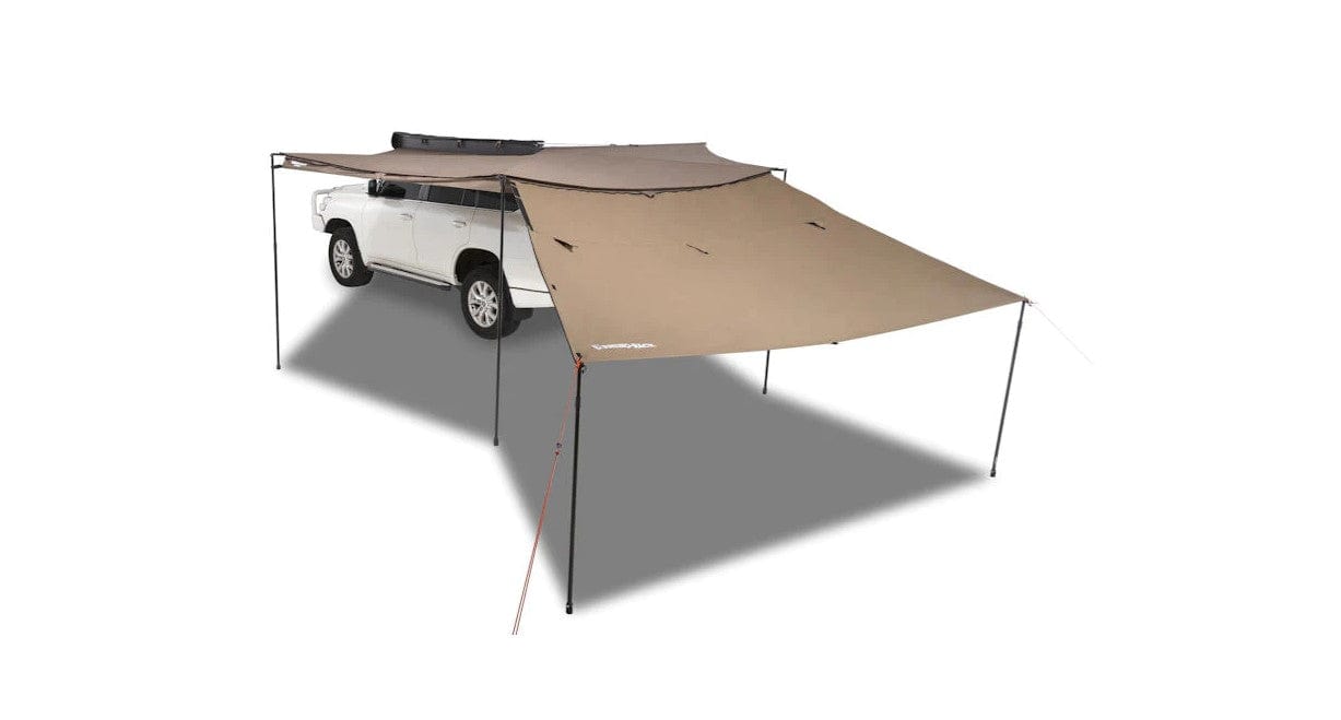 Trapezoidal wall - Awning Batwing Compact RHINORACK